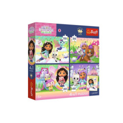 PUZZLE 4x88 PremPlud Kids Kocie harce 34694