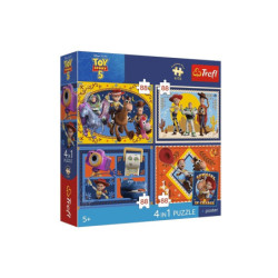 PUZZLE 4x88 PremPlus Kids Czas zabawek TS 34701