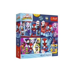 PUZZLE 4x88 PremPlus Kids Pajęczy dzień 34696