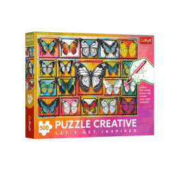 PUZZLE 500 Creative Kolekcja motyli 37561