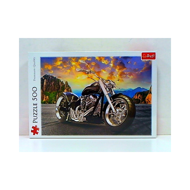 PUZZLE 500 Czarny motocykl 37384