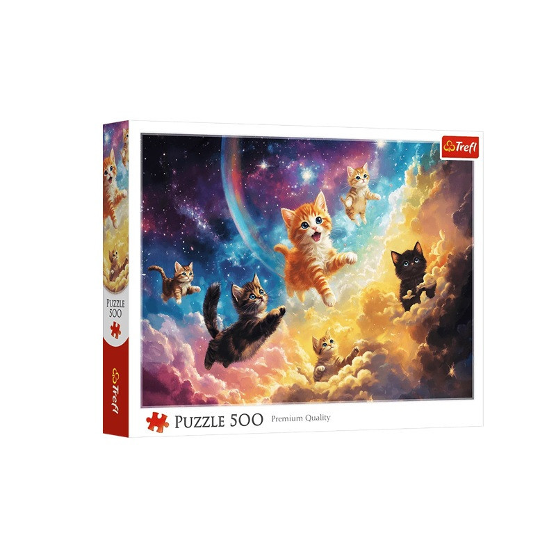 PUZZLE 500 Kosmiczne kotki 37557