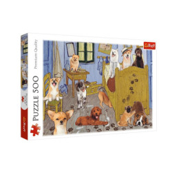 PUZZLE 500 Pokój van Gogha? Psia Rewolucja 37539