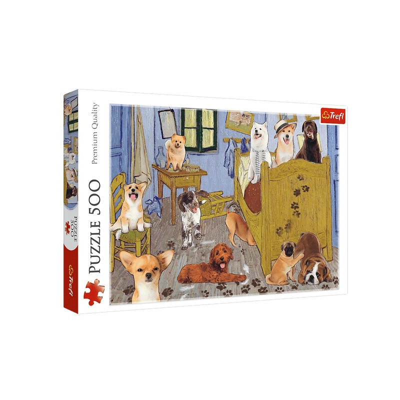 PUZZLE 500 Pokój van Gogha? Psia Rewolucja 37539