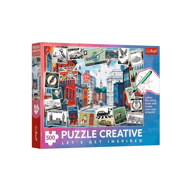 PUZZLE 500 Pozdrowienia z Londynu 37563
