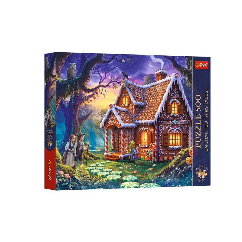 PUZZLE 500 PremPlus EnchFairyT..Jaś i Małg...37633