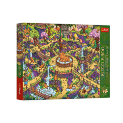 PUZZLE 500 PremPlus Maze Zabawne kapibary 37631