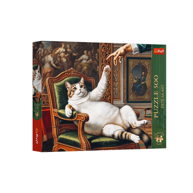 PUZZLE 500 PremPlus PetsAsArt Jego pusz.wys..37627