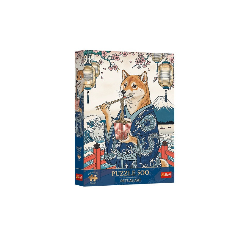 PUZZLE 500 PremPlus PetsAsArt Makaronowa ...37628