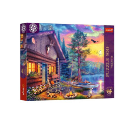 PUZZLE 500 PremPlus TeaTime Przystań o zach..37617
