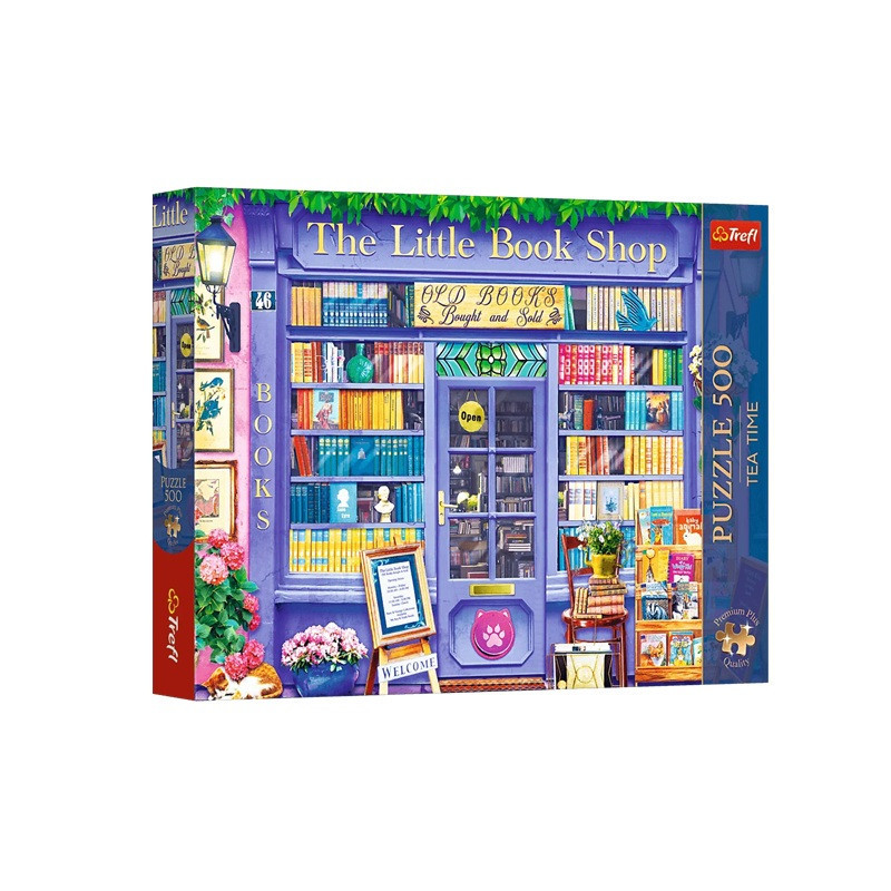 PUZZLE 500 PremPlus TeaTime Sklepik z książk.37622