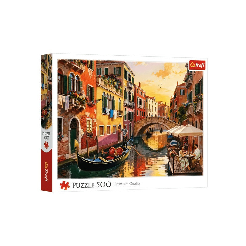 PUZZLE 500 Wenecja o zachodzie słońca 37556