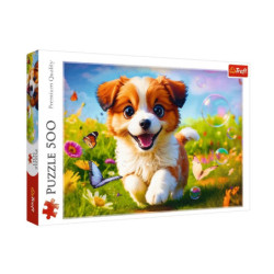 PUZZLE 500 Wesoły piesek 37524