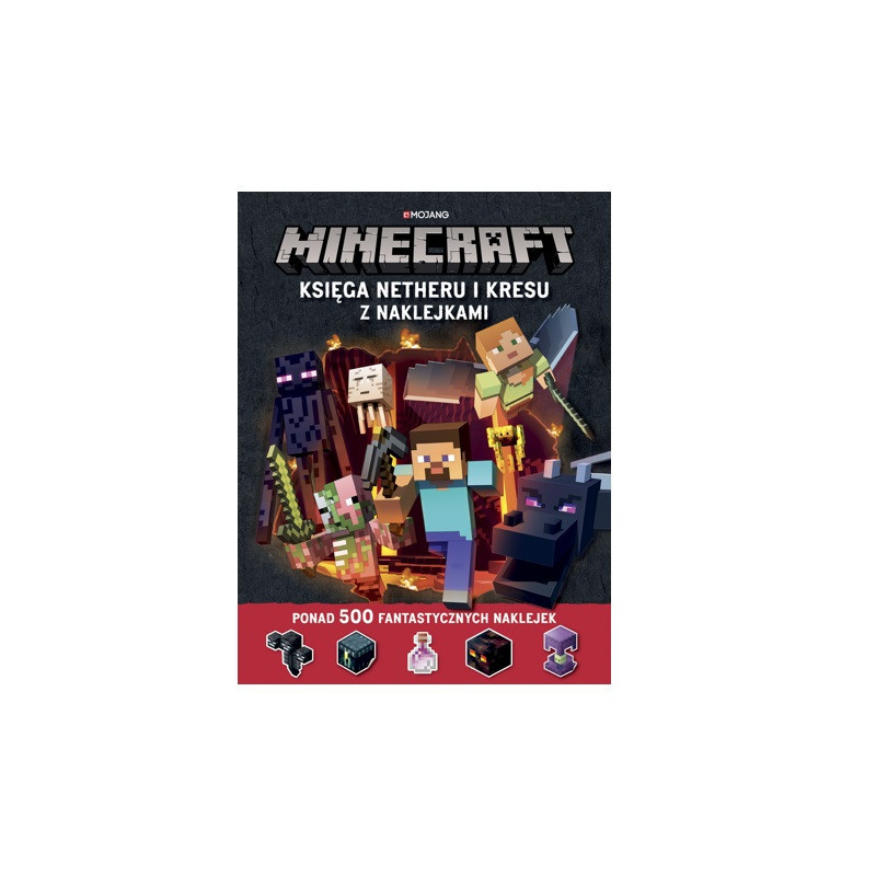 Minecraft Księga Netheru i Kresu z nakl 80426