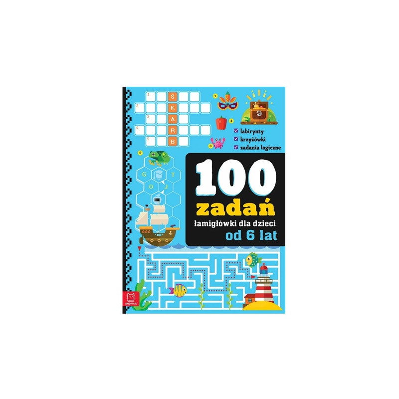 100 zadań łamigłówki dla dzieci od 6 lat 41253