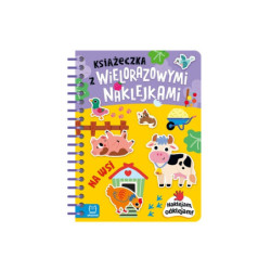 Książeczka z wielorazow.naklejk.Na wsi 42519