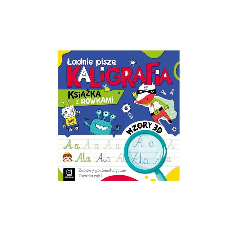 Ładnie piszę Kaligrafia Książka z rowkami 40751