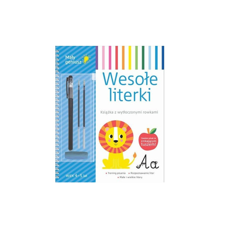 Mały geniusz Wesołe literki 15956