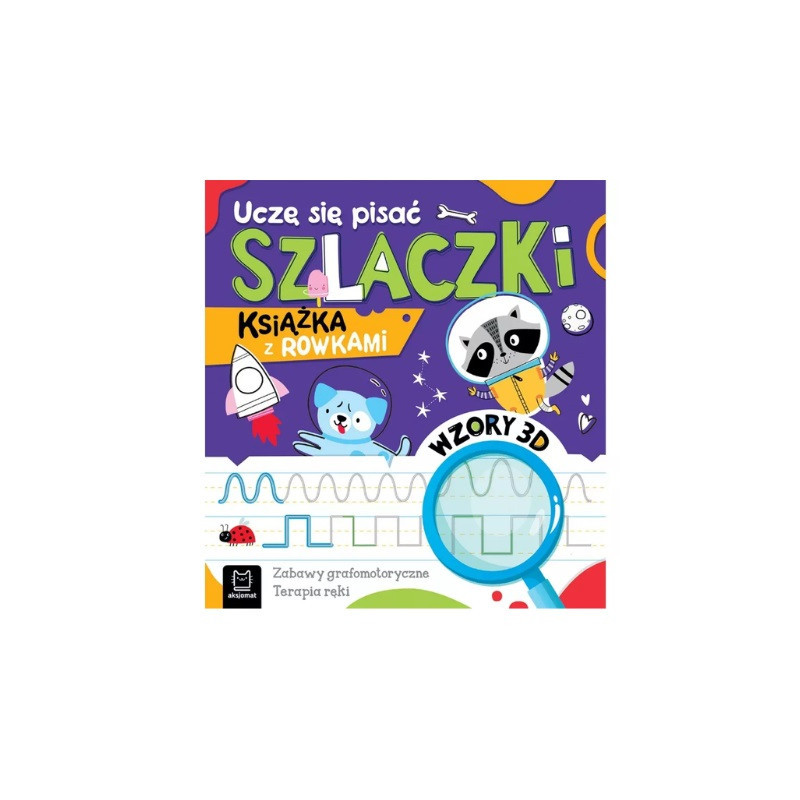Uczę się pisać szlaczki Książka z rowk.Wzo3D 40737