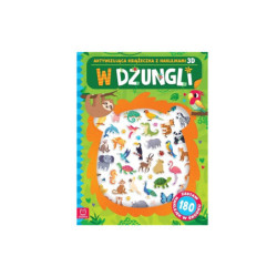 W dżungli Aktywizuj.książeczka z naklejk.3D 41956