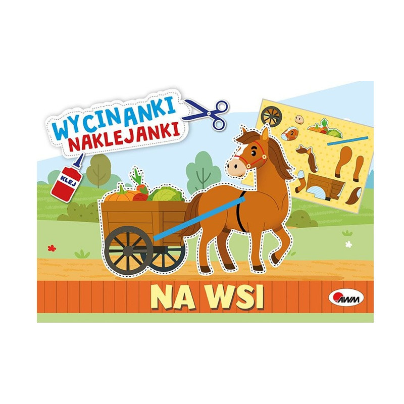 Wycinanki naklejanki Na wsi 16021