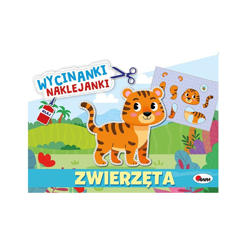 Wycinanki naklejanki Zwierzęta 16014