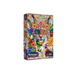 PUZZLE 600 FlamingoByTrefl Kolaż inspiracji 12202