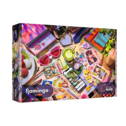 PUZZLE 600 FlamingoByTrefl Mój mały świat 12204