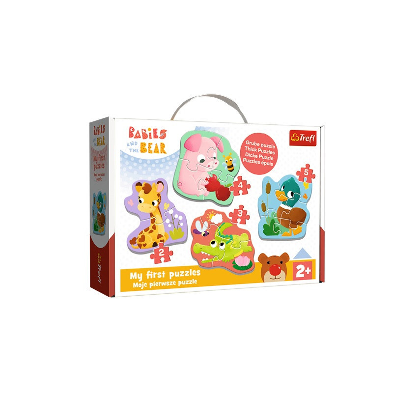 PUZZLE BABY CLASSIC Bobaskowe zwierzątka 36135