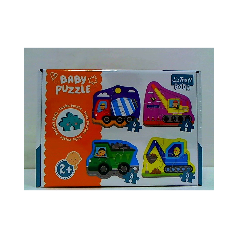 PUZZLE BABY CLASSIC Pojazdy na budowie 36072