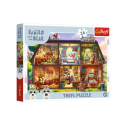 PUZZLE MAXI 24 Futrzaste historie 14384