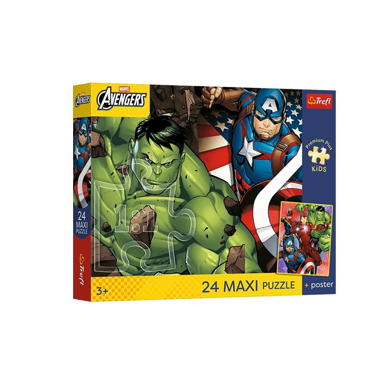 PUZZLE MAXI 24 PremPlus Kids Boh..jak ze snu 14385