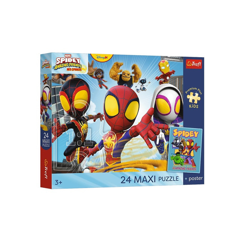PUZZLE MAXI 24 PremPlus Kids Przyg.pajęcz...14391