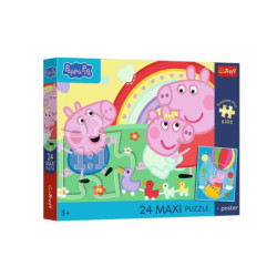 PUZZLE MAXI 24 PremPlus Kids Świnkowe dni 14387