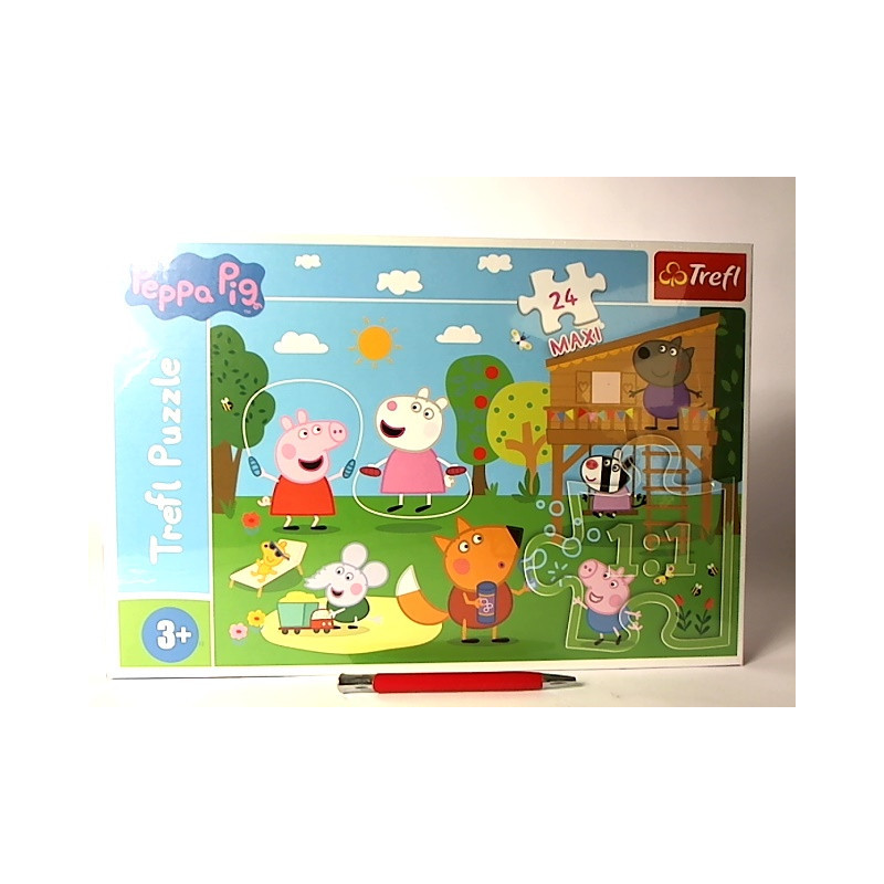 PUZZLE MAXI 24 Zabawy na polanie/ŚwinkaPeppa 14342