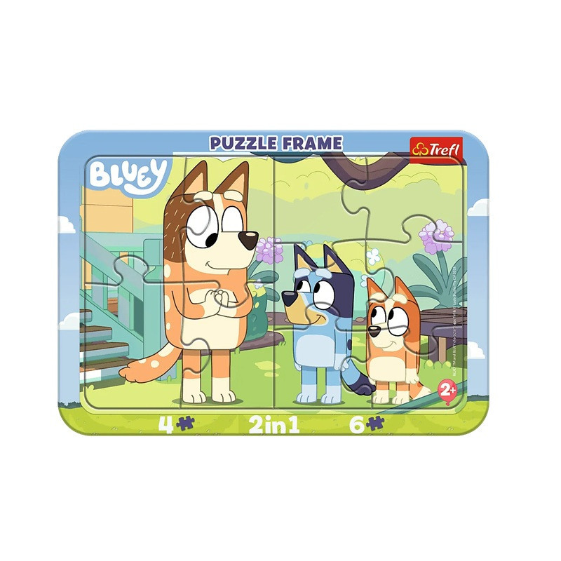 PUZZLE Ramkowe Baby Bluey i Bingo 80032