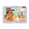 PUZZLE Ramkowe Baby Jak pies z kotem 80029