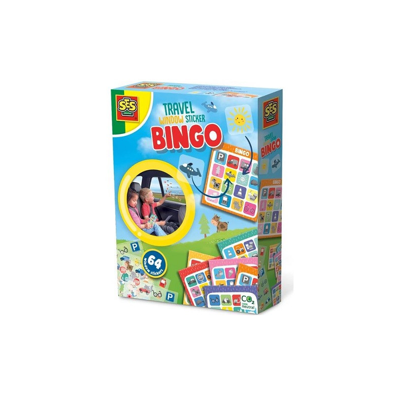 SES Bingo podróżne naklejki na szybę 02238 22389