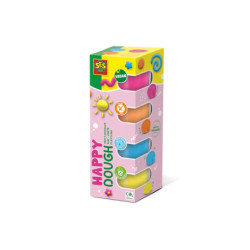 SES Plastelina Happy 4x90g 00512 05122