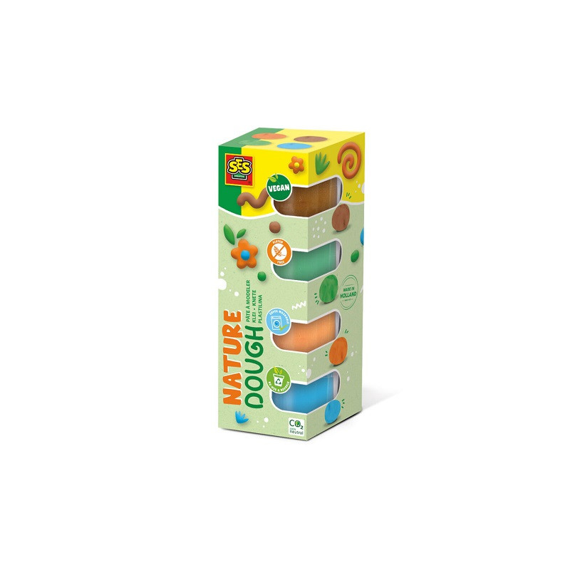 SES Plastelina Nature 4x90g 00513 05139