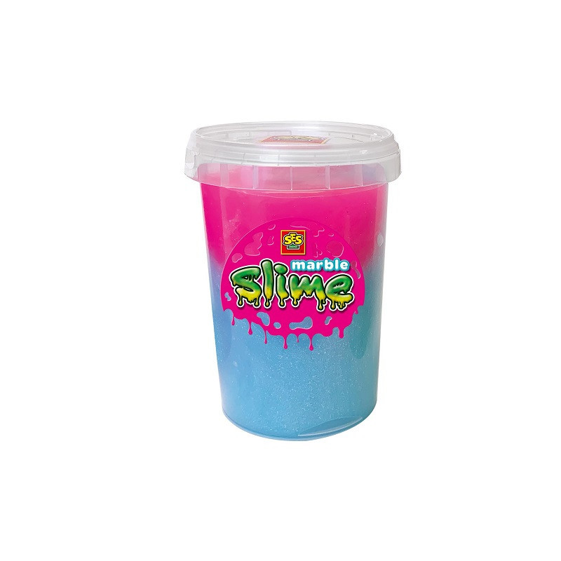 SES Slime marmur niebieski/róż 200g 15021 50211