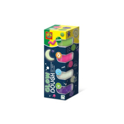 SES Świecąca Ciastolina 40x90g 00516 05160