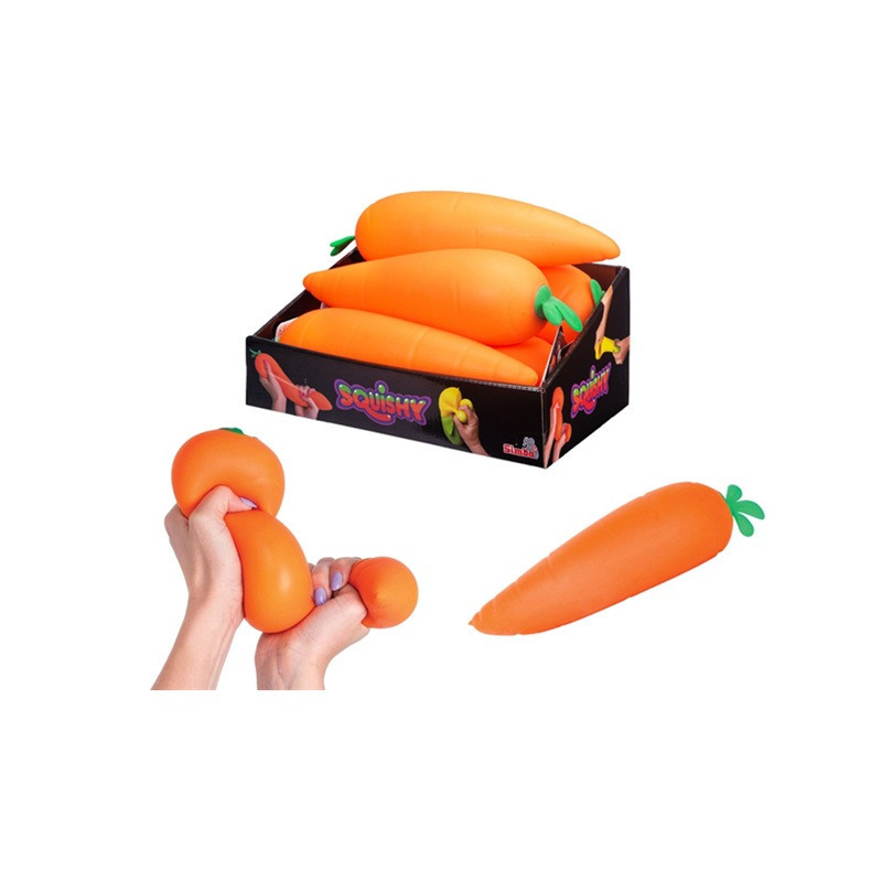 SIMBA Squishy gniotek marchewka 28 cm 700570979