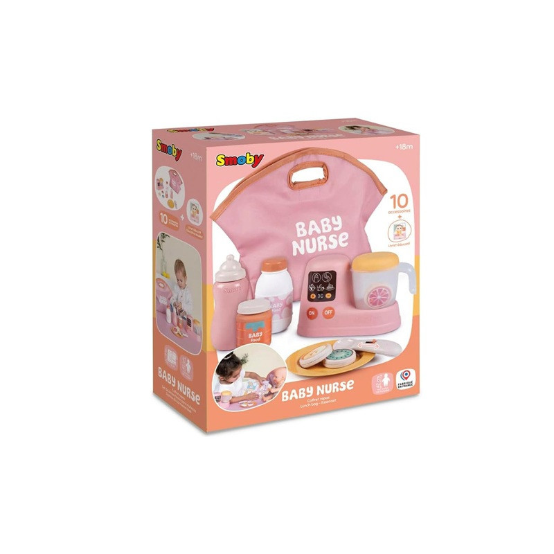 SMOBY Baby Nurse zestaw z podgrzewaczem 220505