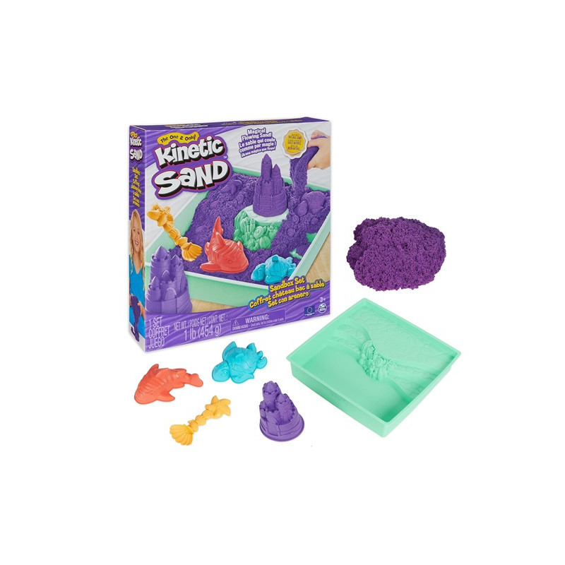SPIN Kinetic Sand Box purple+foremki 6067477 /4