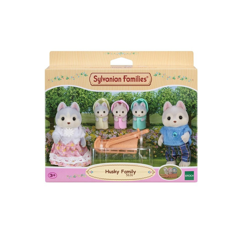 SYLVANIAN rodzina piesków Husky 05636 56363
