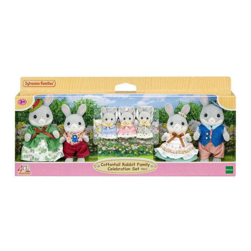 SYLVANIAN wielopokoleniowa rodzina królików 05863