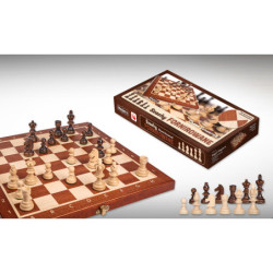 Szachy fornirowane 35cm 30261