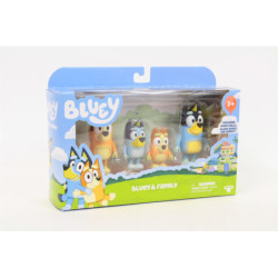 TMT BLUey figurki 4-pak Rodzinka BLU13009 30094