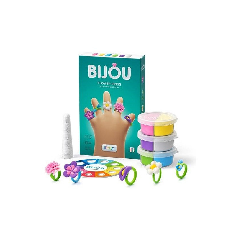 TMT HeyClay Bijou Flower Rings+akc HCL31001 07124